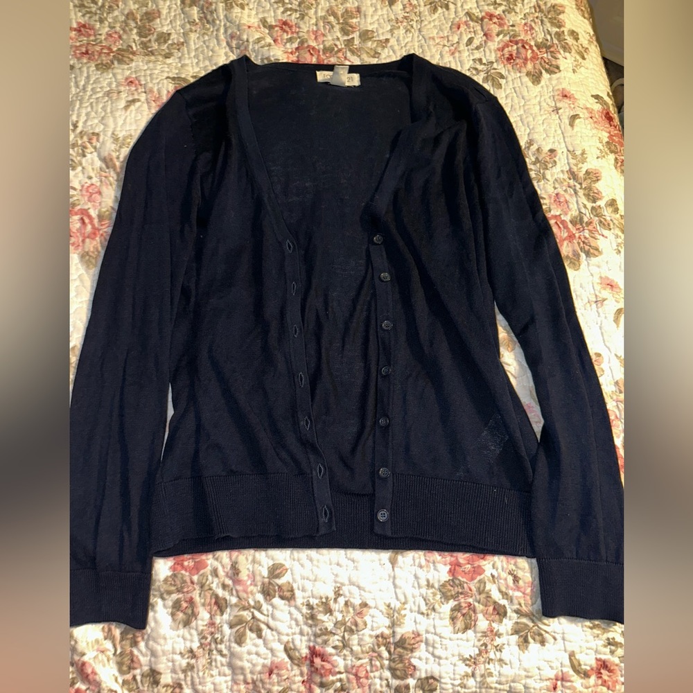 Forever 21 navy cardigan size large